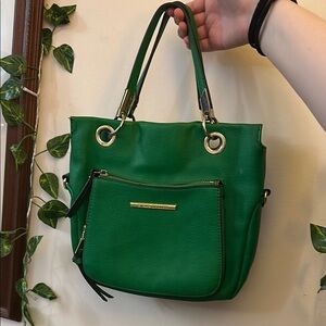 Steve Madden Green Leather Purse